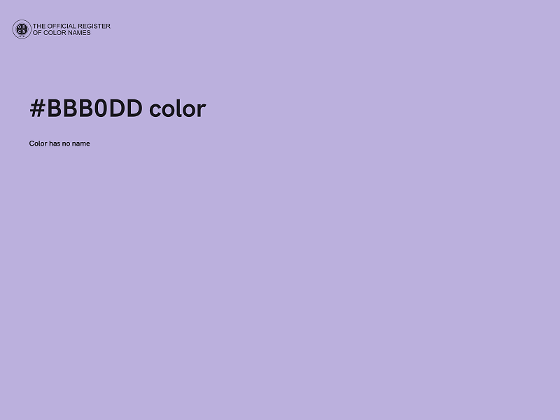 #BBB0DD color image