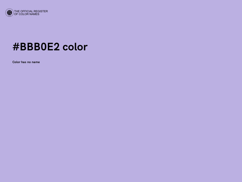 #BBB0E2 color image