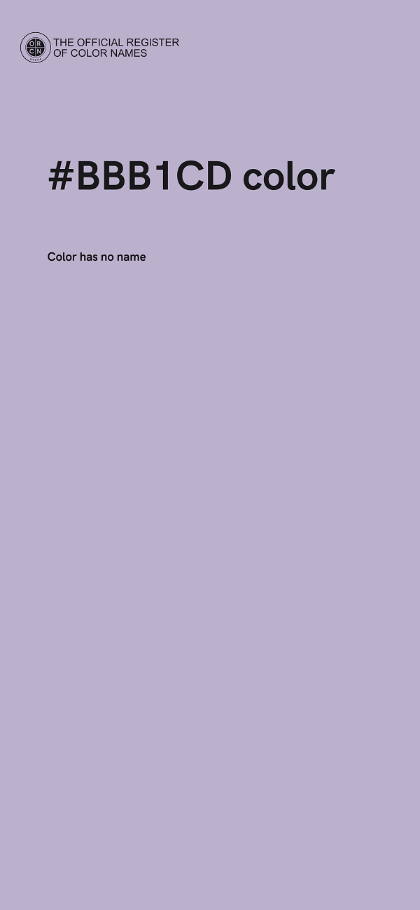 #BBB1CD color image