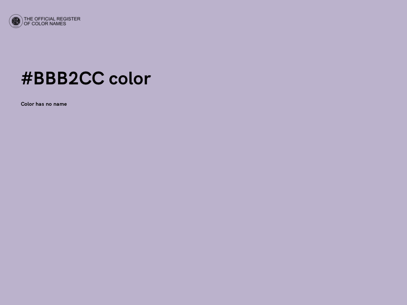 #BBB2CC color image