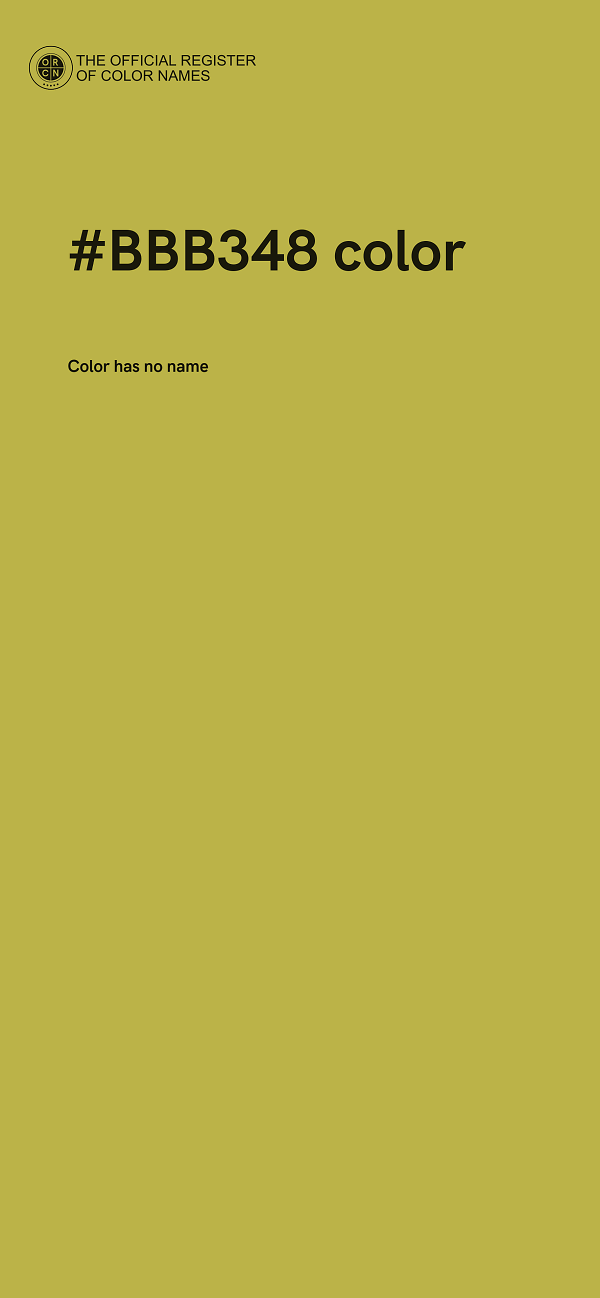 #BBB348 color image