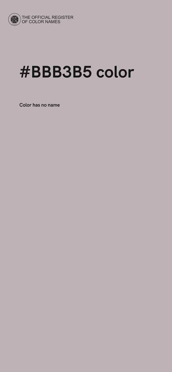 #BBB3B5 color image
