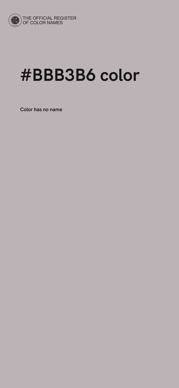 #BBB3B6 color image