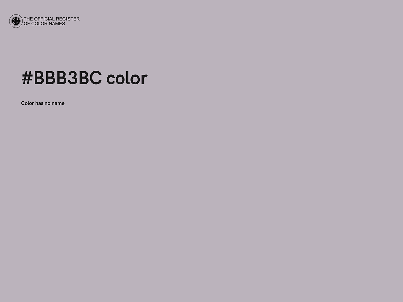 #BBB3BC color image