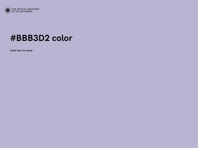 #BBB3D2 color image