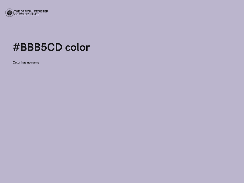 #BBB5CD color image