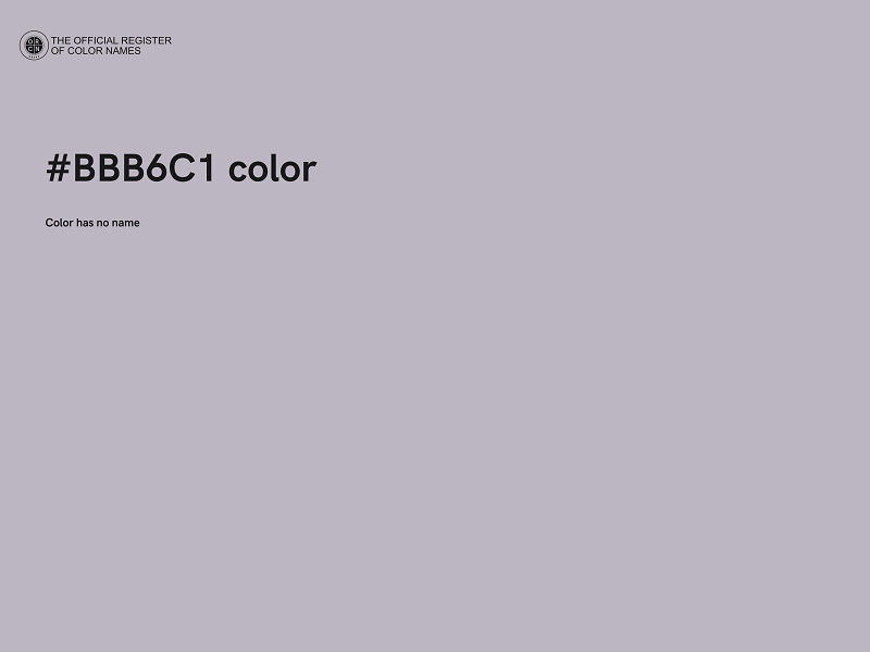 #BBB6C1 color image