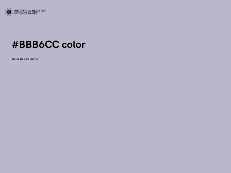 #BBB6CC color image
