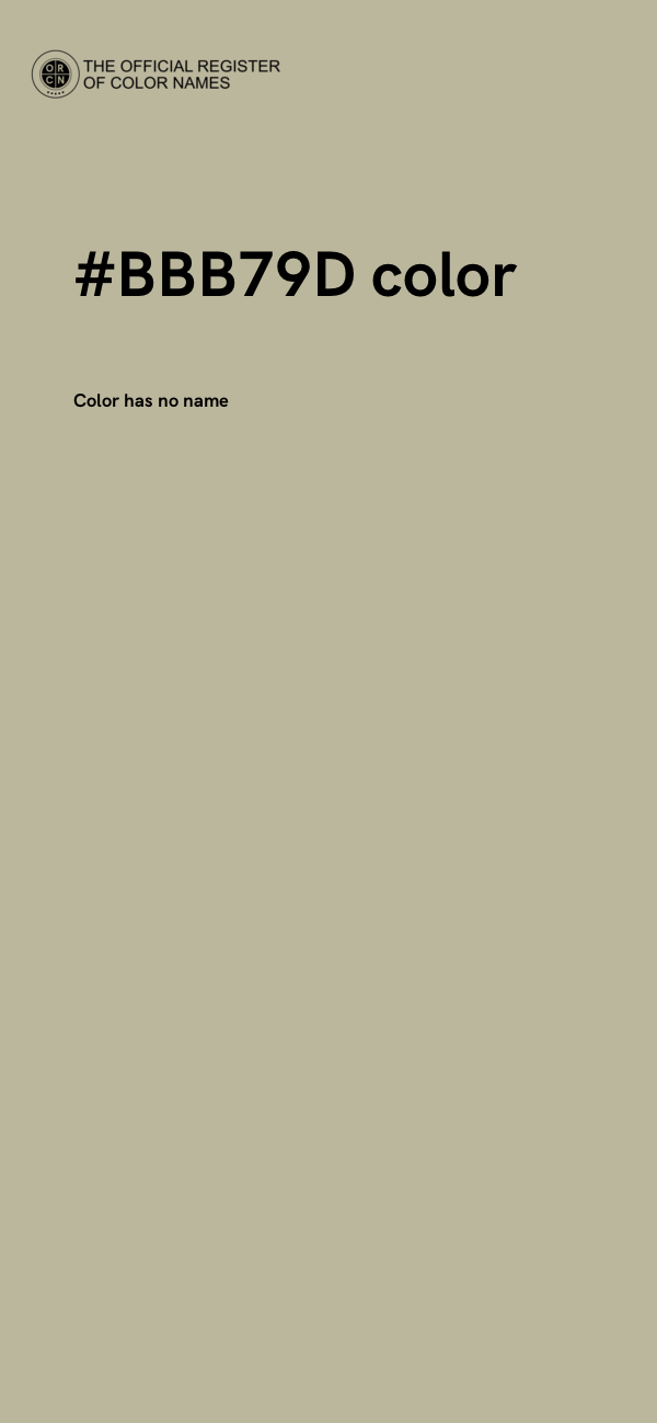 #BBB79D color image