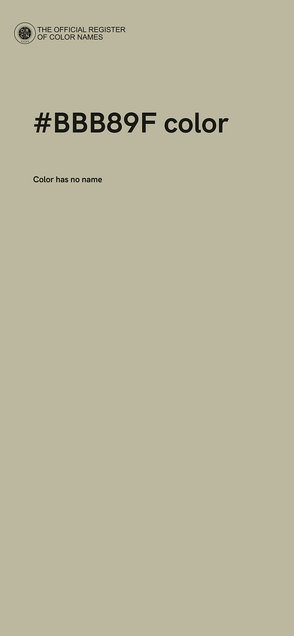 #BBB89F color image