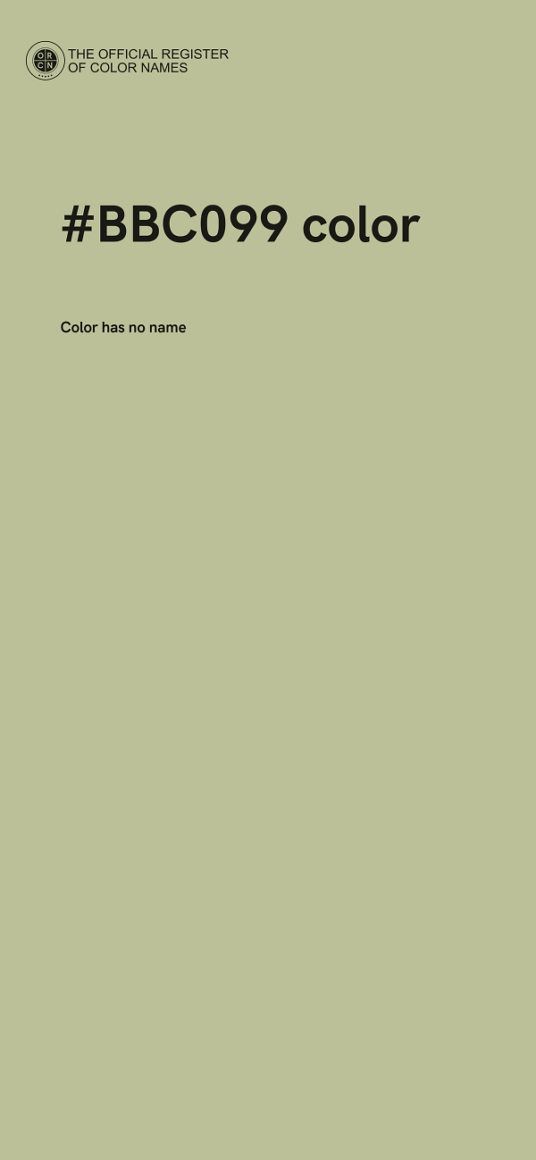 #BBC099 color image