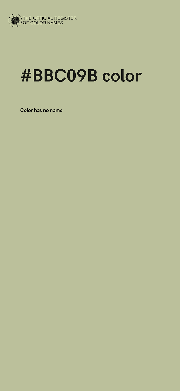 #BBC09B color image