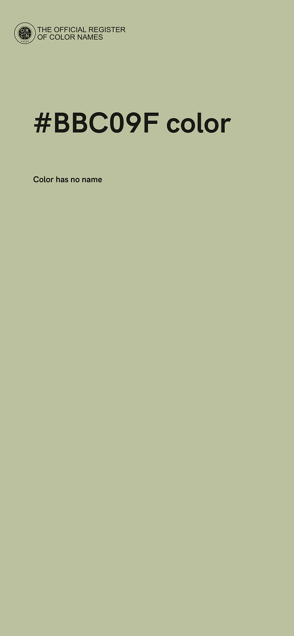 #BBC09F color image