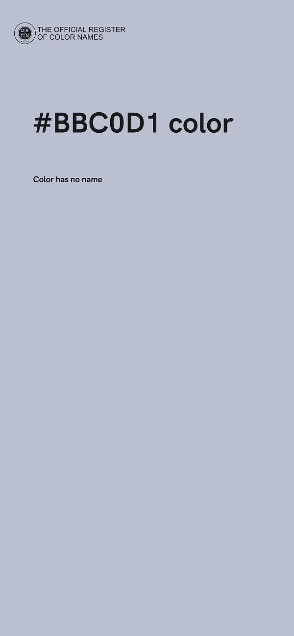 #BBC0D1 color image
