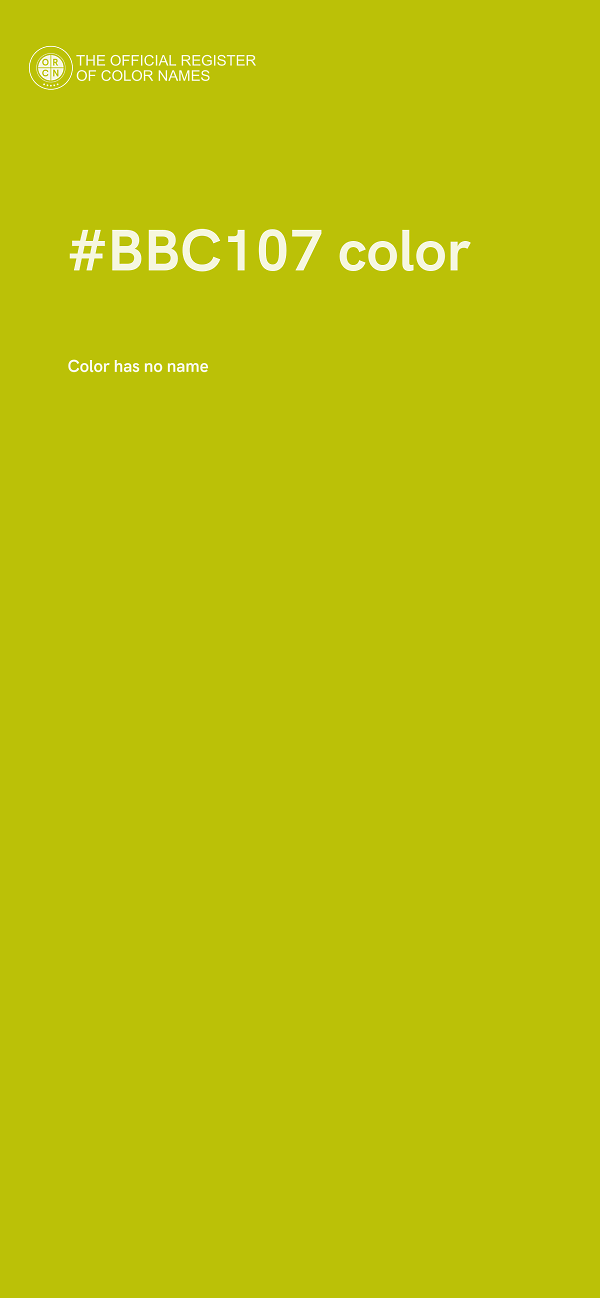 #BBC107 color image