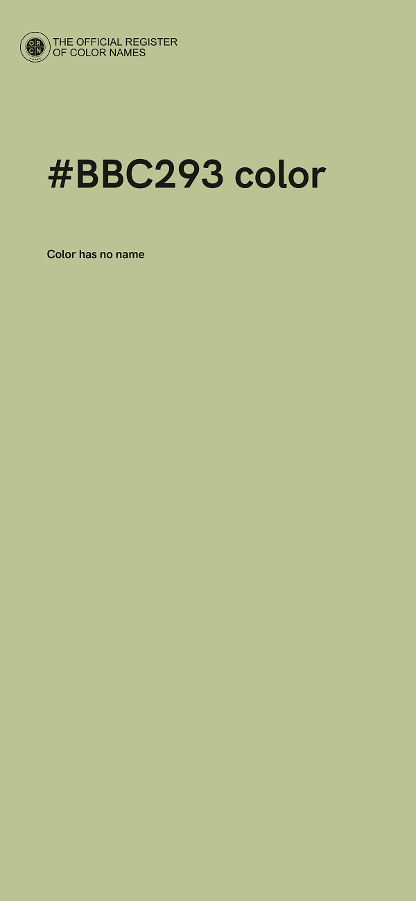 #BBC293 color image