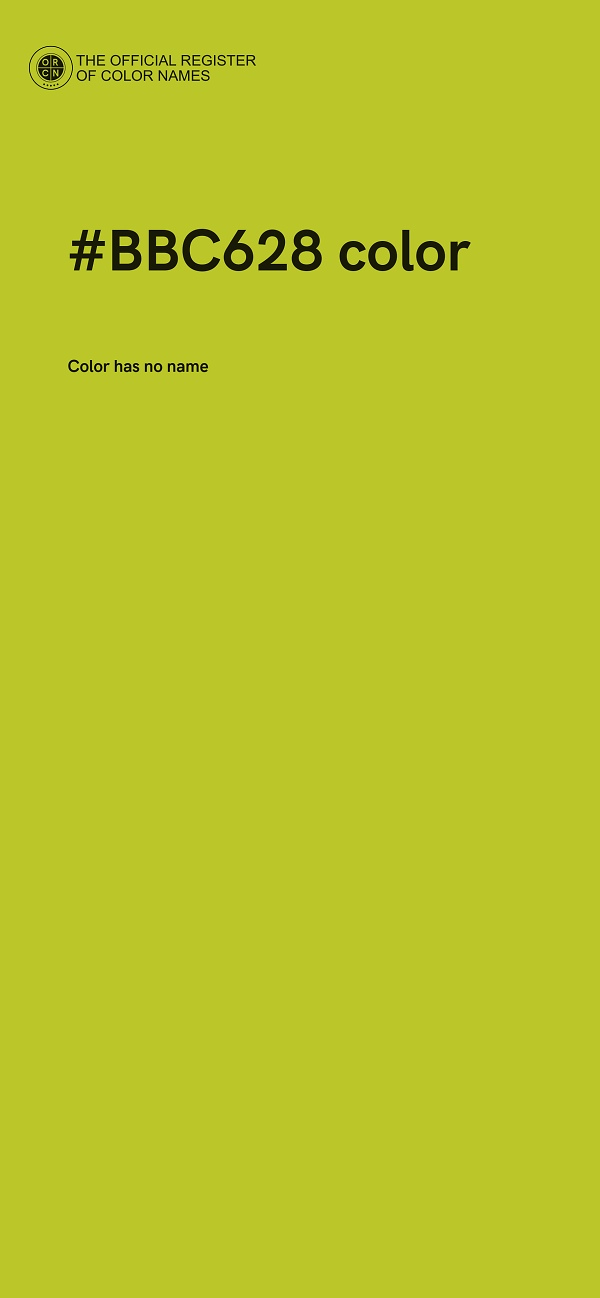 #BBC628 color image