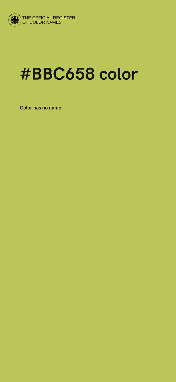#BBC658 color image