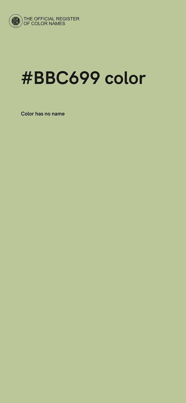 #BBC699 color image