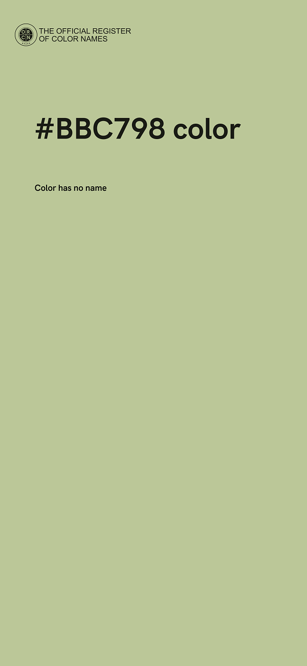 #BBC798 color image
