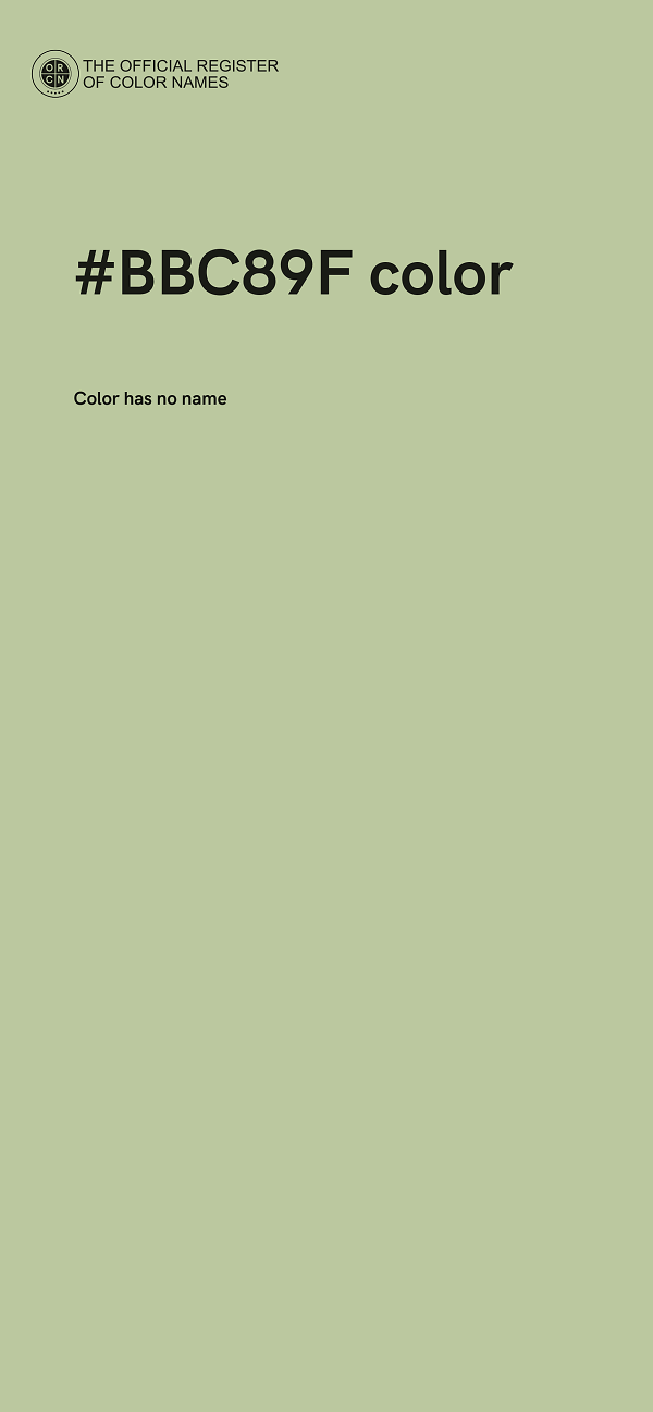 #BBC89F color image