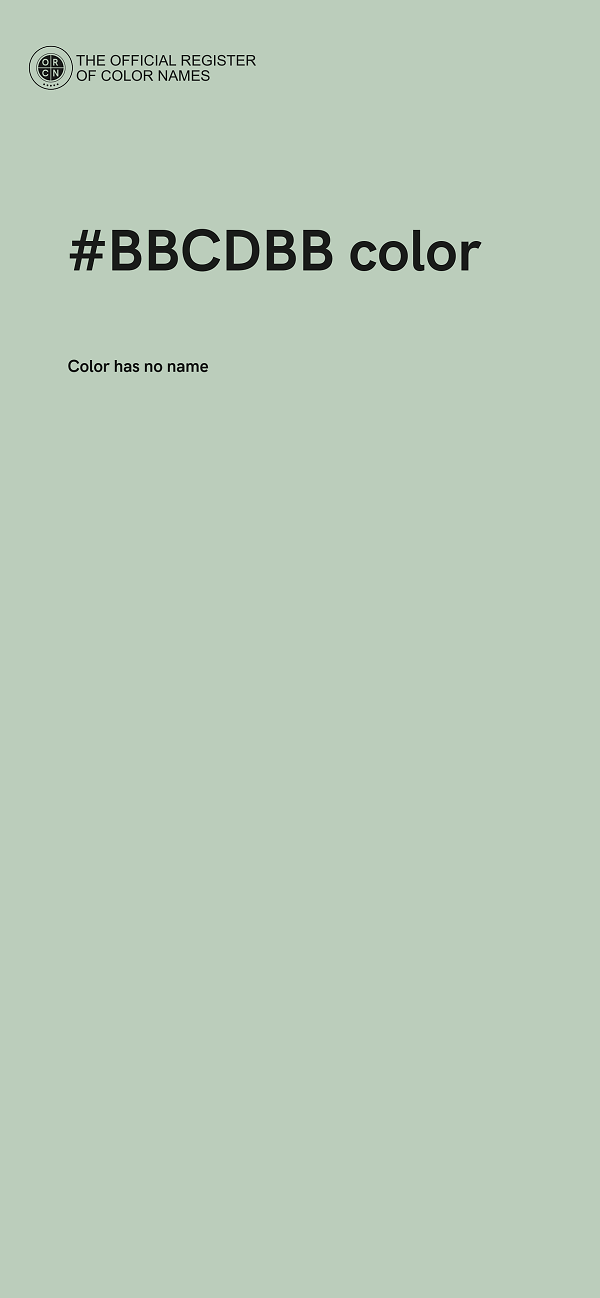 #BBCDBB color image