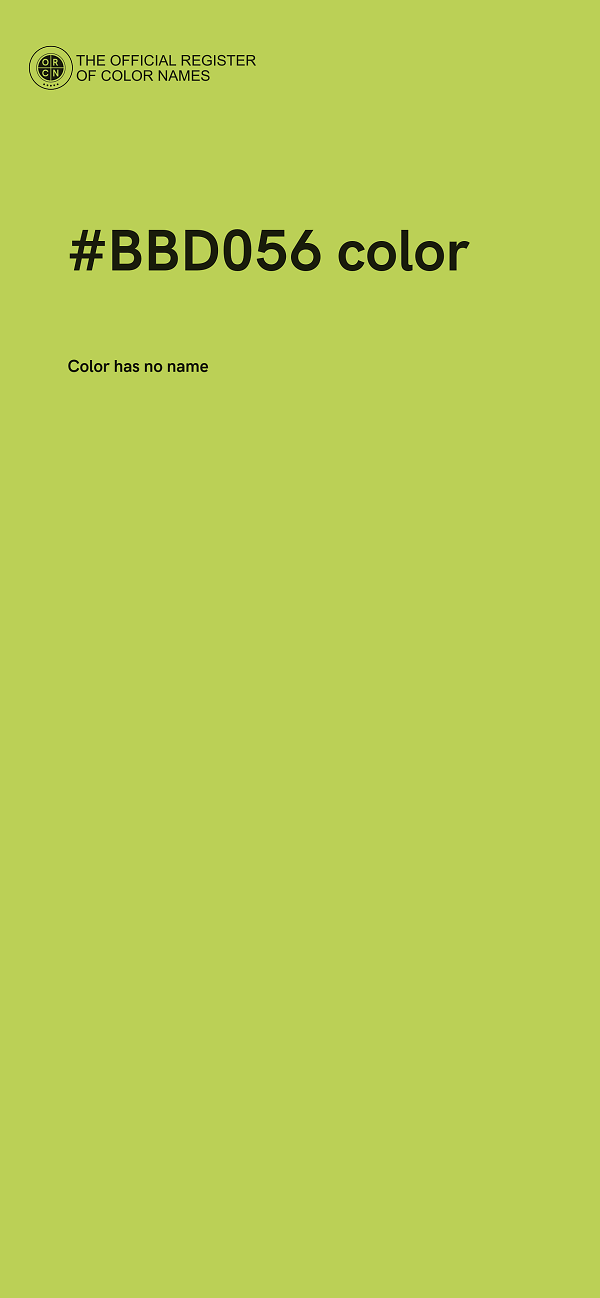 #BBD056 color image