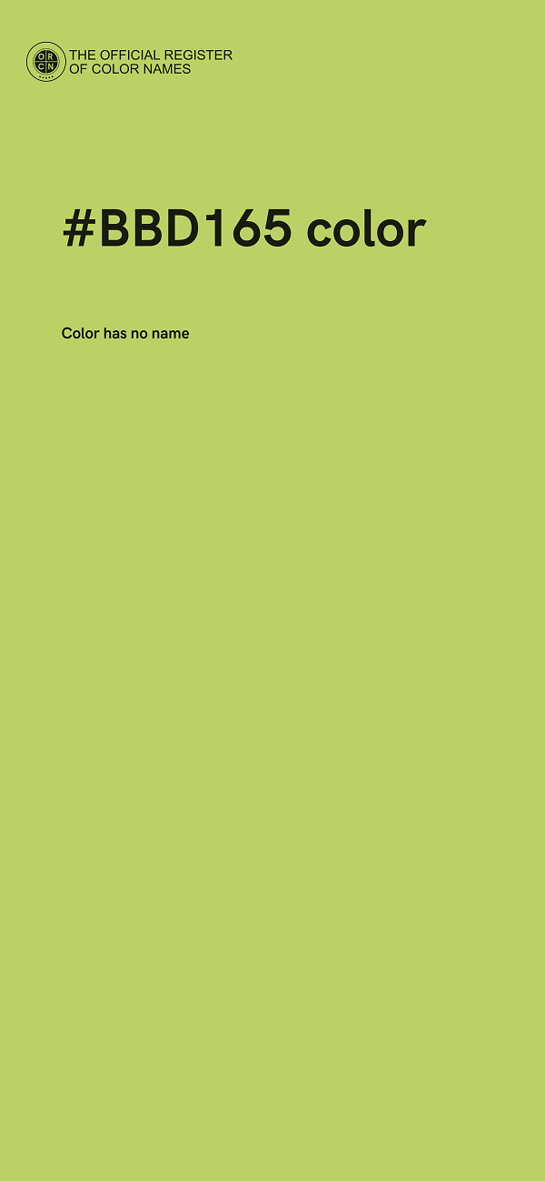 #BBD165 color image