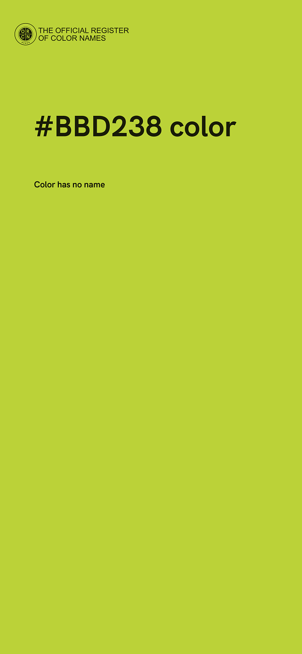 #BBD238 color image