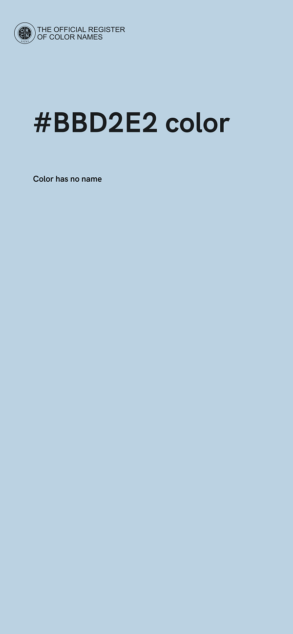 #BBD2E2 color image