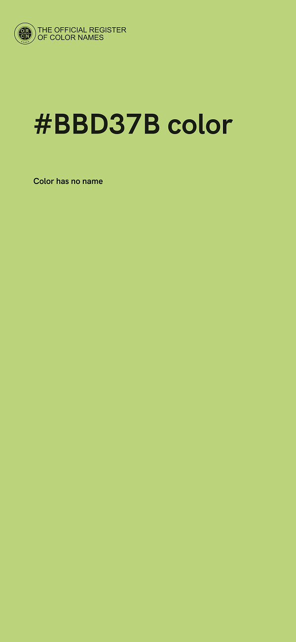 #BBD37B color image