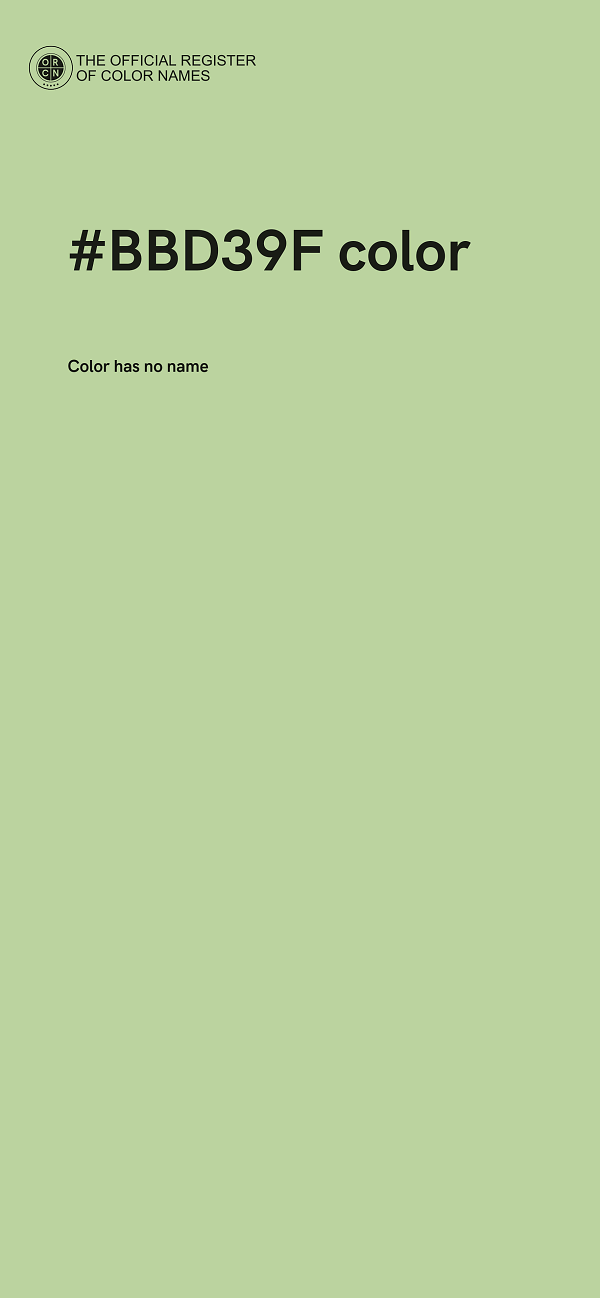 #BBD39F color image