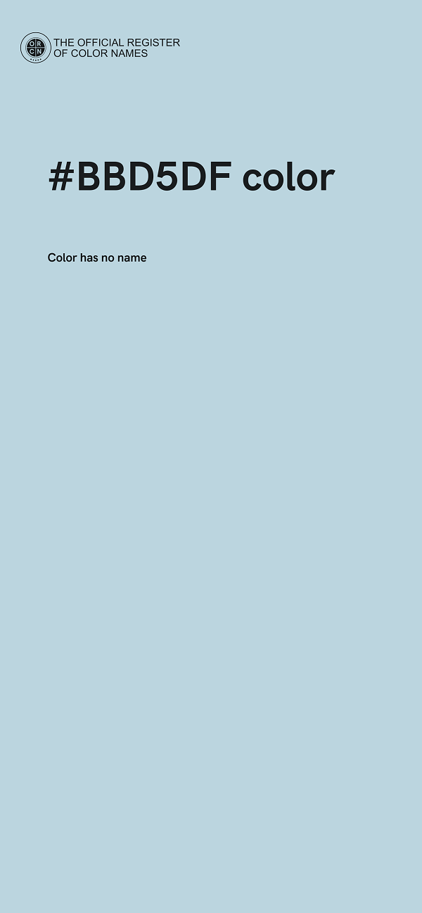 #BBD5DF color image
