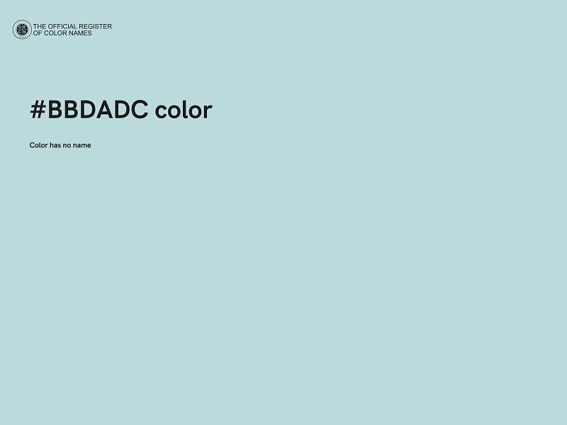 #BBDADC color image