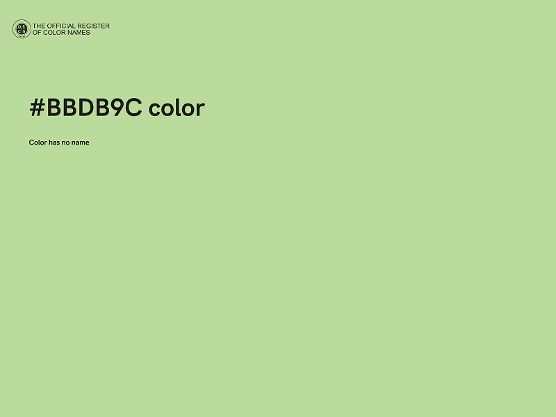 #BBDB9C color image