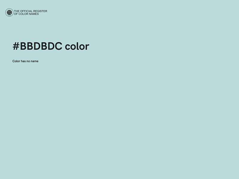 #BBDBDC color image