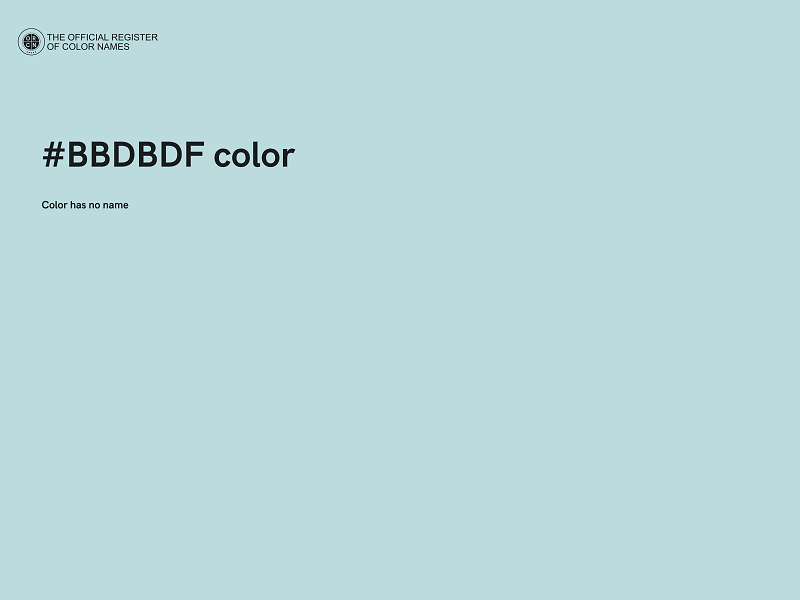 #BBDBDF color image