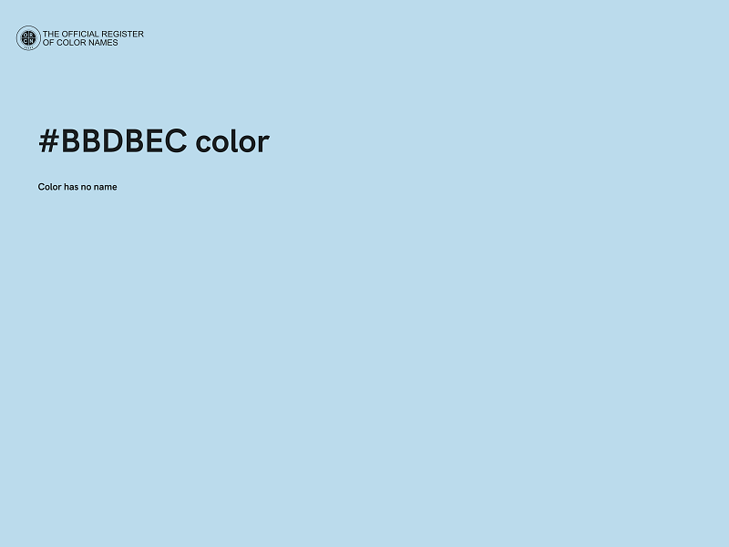 #BBDBEC color image