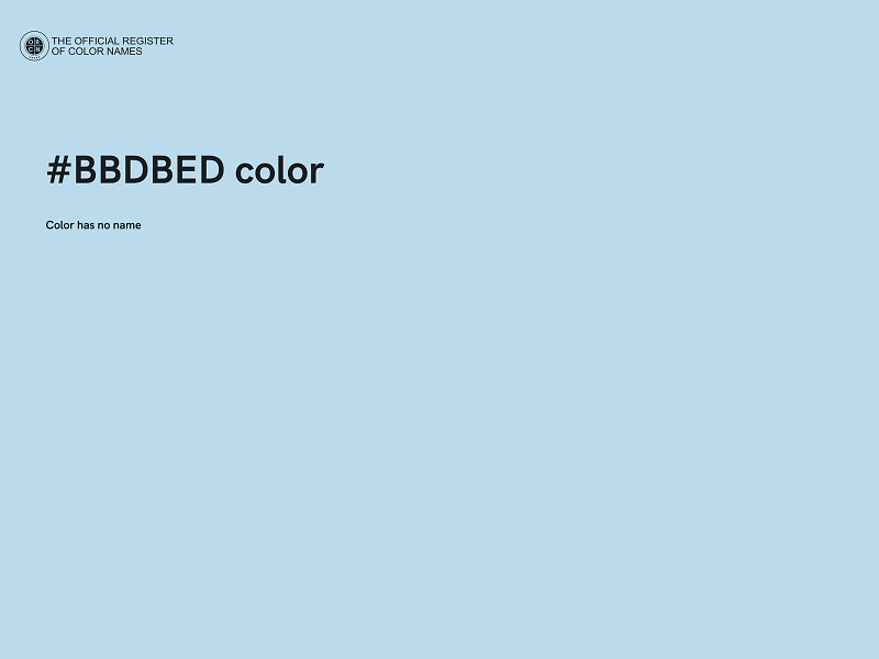 #BBDBED color image