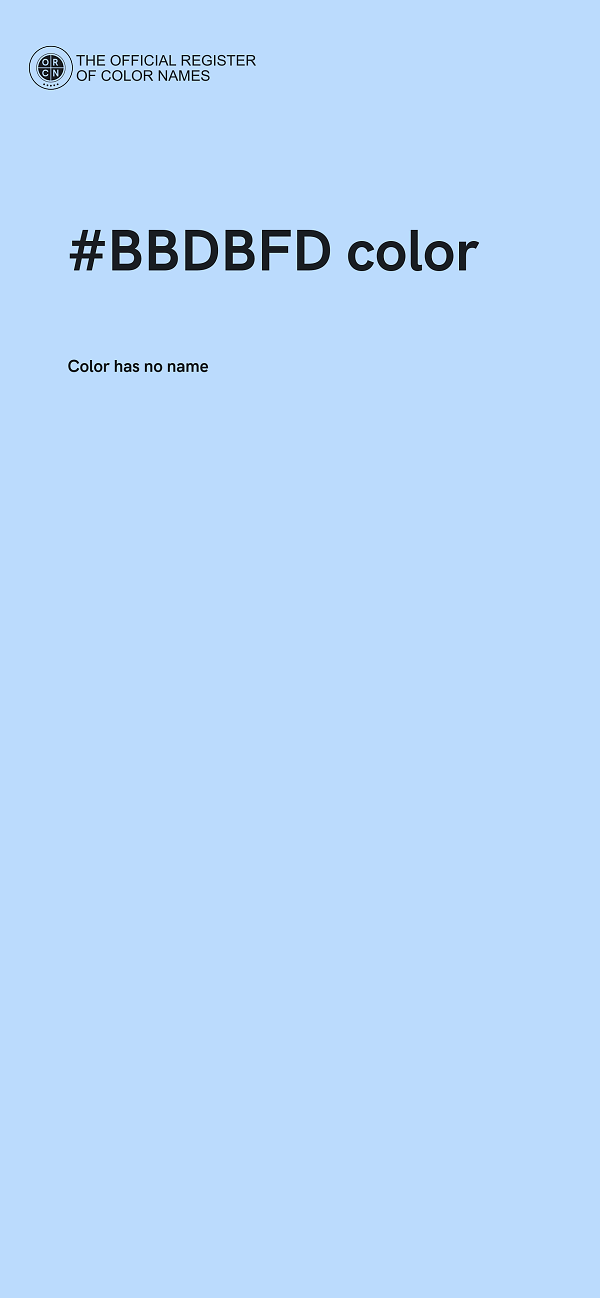 #BBDBFD color image