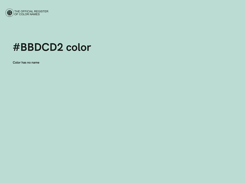 #BBDCD2 color image