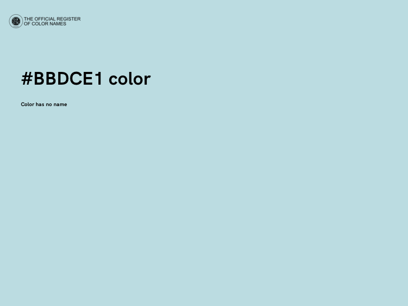 #BBDCE1 color image