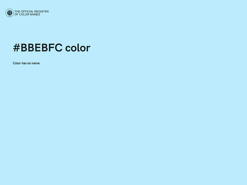 #BBEBFC color image