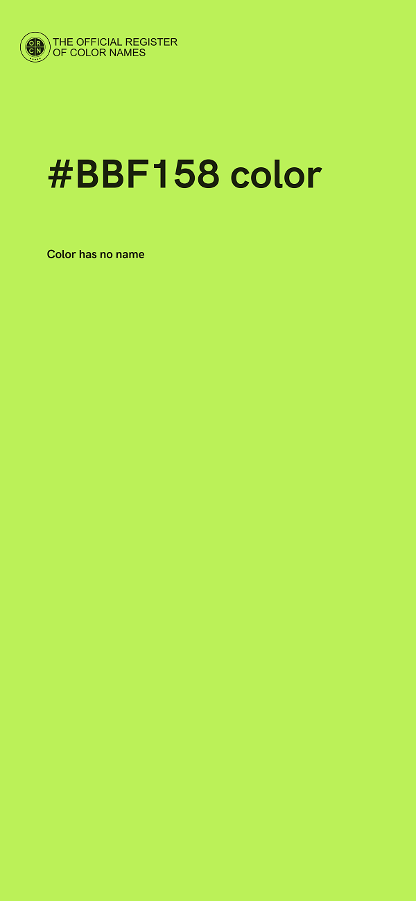 #BBF158 color image