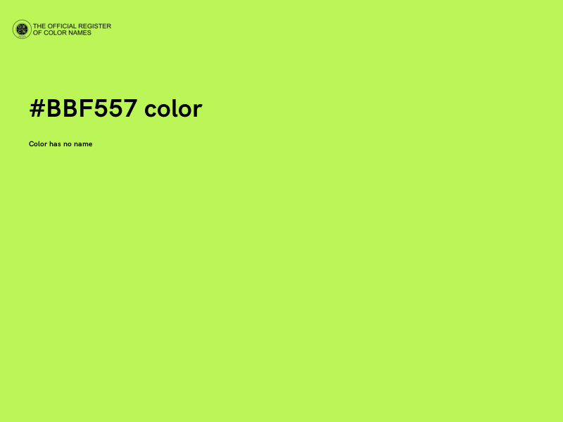 #BBF557 color image