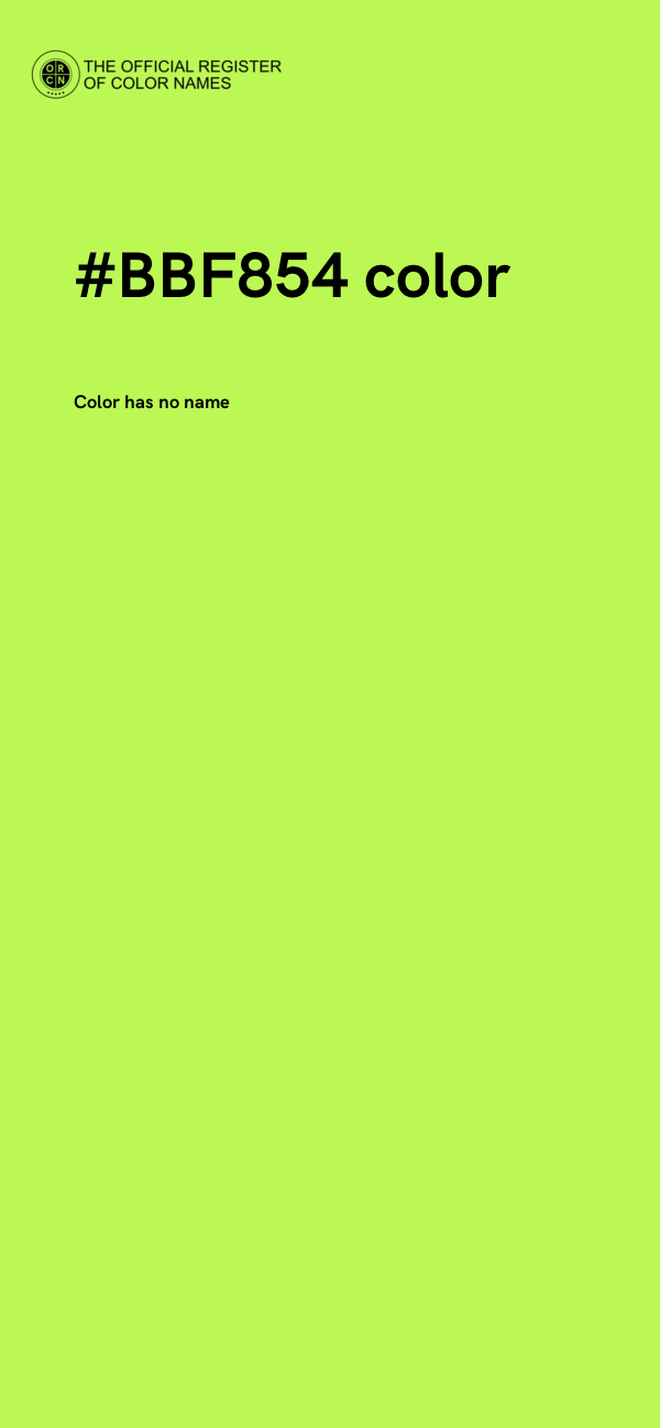 #BBF854 color image