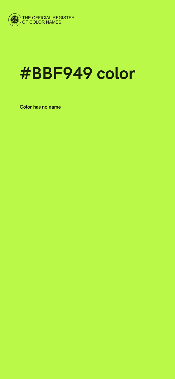 #BBF949 color image