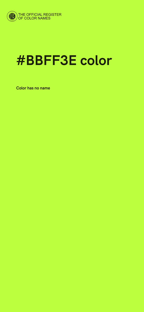 #BBFF3E color image