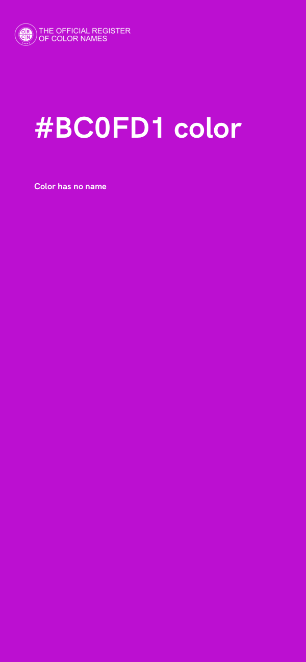 #BC0FD1 color image