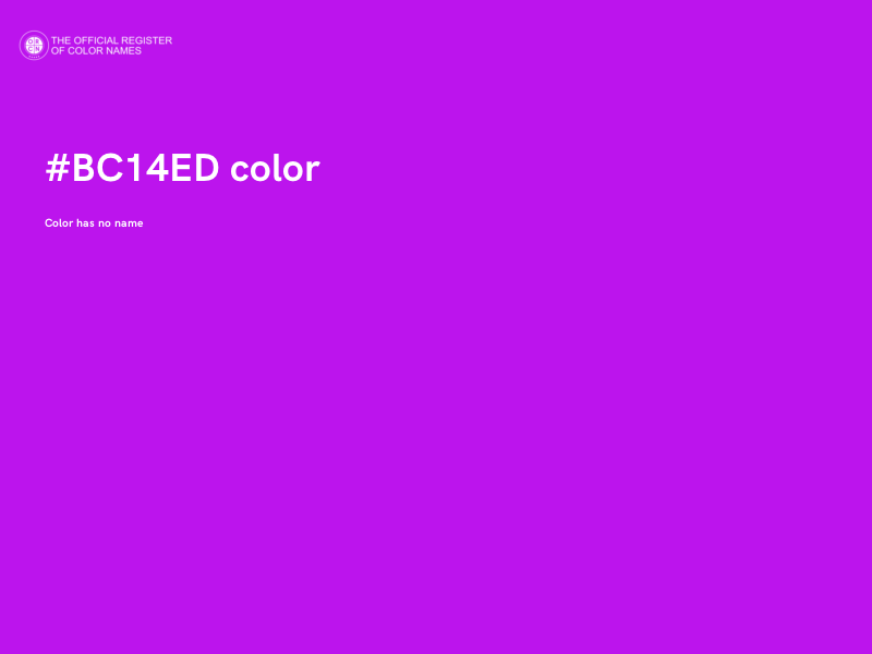 #BC14ED color image